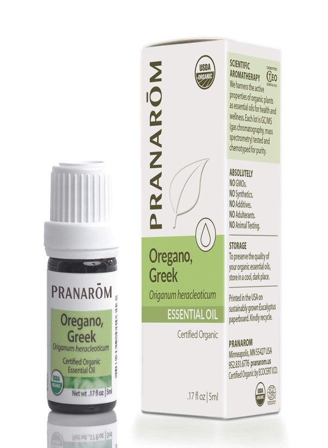 Pranarom - Oregano Essential Oil (5ml) - 100% Pure Natural Therapeutic Grade Essential Oil for Diffusing and Cleaning | USDA and ECOCERT Certified Organic - Image 1